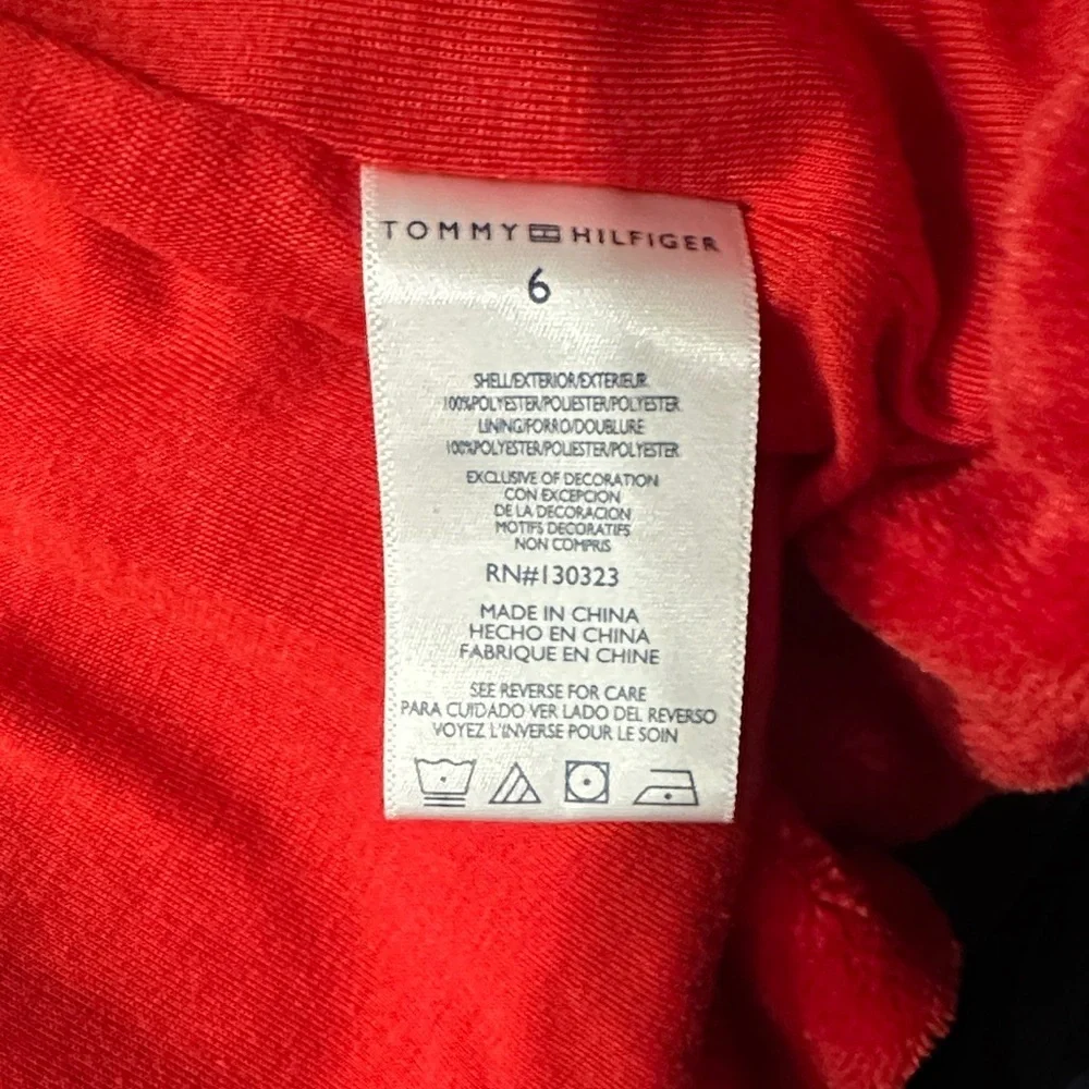 Tommy Hilfiger Red girls Vest size 6